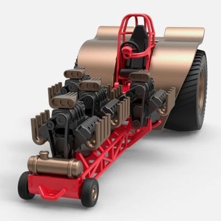 ziehen Traktor 4 v8 1 25 Cosplayartikelrock 3d print model - Mito3D