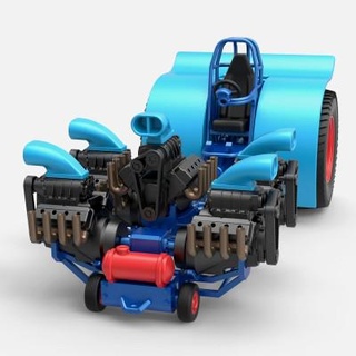 çekme traktör 5 v8 1 25 Cosplayitemsrock 3d print model - Mito3D
