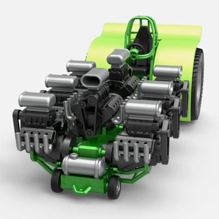 çekme traktör 8 v8 1 25 Cosplayitemsrock 3d print model - Mito3D
