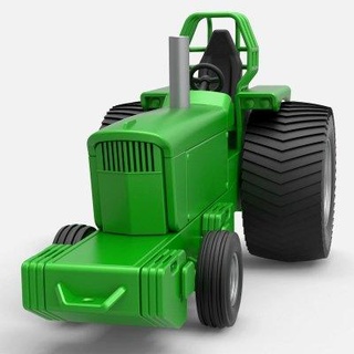 çekme traktör John deere 6030 profesyonel stok mevcut 1 25 Cosplayitemsrock 3d print model - Mito3D