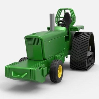 ziehen Traktor John deere 6030t Profi Lager 1 25 Cosplayartikelrock 3d print model - Mito3D