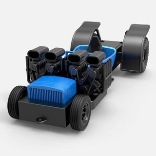çekme kamyon 2wd Sıcak kamış v8 1 25 Cosplayitemsrock 3d print model - Mito3D
