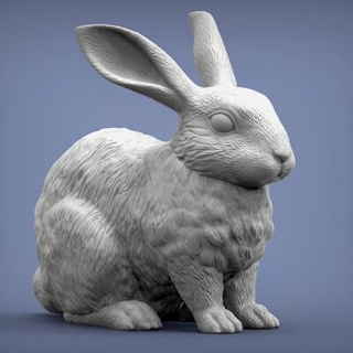 rabbit 3d print model alexander3dart 3d print model - Mito3D