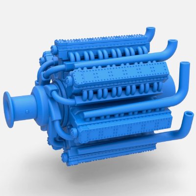 radyal motor 42 silindir 1 25 Cosplayitemsrock 3D print model - Mito3D