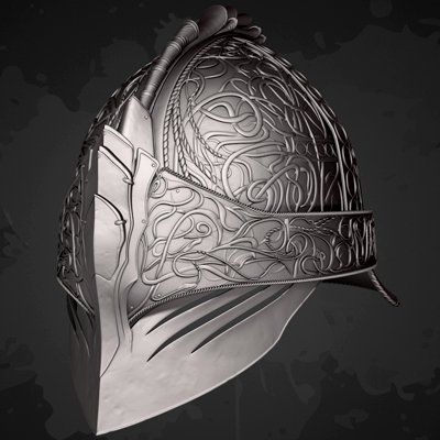 raging wolf helmet elden ring - print ready 3d model marrion 3D print model - Mito3D