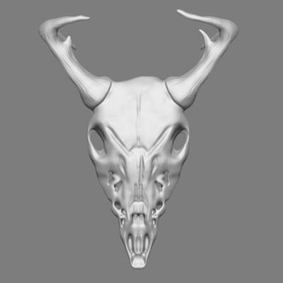 ram skull - 3d print model get dead entertainment 3d print model - Mito3D