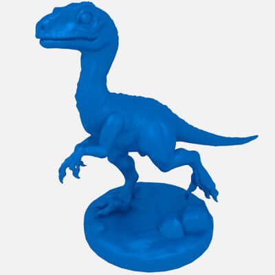 o raptor da base de dados prontos para impressão 3d do modelo modelprintable titular você pode pintar deseja 3D print model - Mito3D