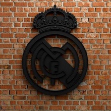 Real Madrid cf Logo drucken bereit 3d Modell 3d print model - Mito3D