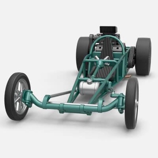 arka motor dragster 1 25 3d Yazdır model Cosplayitemsrock 3d print model - Mito3D