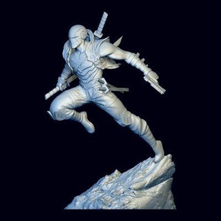 red ronin statue lisahenniga 3d print model - Mito3D