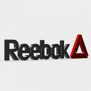 reebok logotipo 3d impressão modelo logoman 3d print model - Mito3D