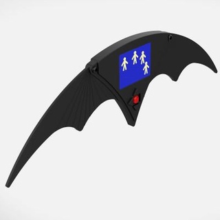 remoto batarang batman devoluciones 1992 vidrio 3d print model - Mito3D