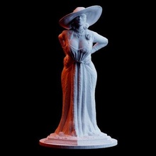 Bewohner böse Dorf Alcina dimitrescu Statue drucken bereit 3d Modell 3d print model - Mito3D