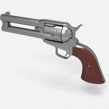 revolver agente whisky kingsman d'oro cerchio Stampa pronto 3d modello cosplayitemsrock 3d print model - Mito3D