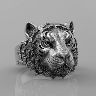 Ring Tiger 3design 3d print model - Mito3D