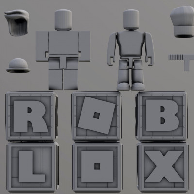 FIGURE ROBLOX DOORS, FAN ART, BGGT, 3D models download