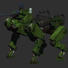 robot dog - battlefield 2042 print ready 3d model blackstar90 3d print model - Mito3D