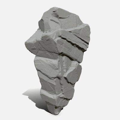 rock print - ready 3d model gizem dilara tek 3D print model - Mito3D