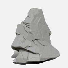 rock impresión Listo 3d modelo misterio Dilara tek 3d print model - Mito3D