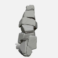 roccia impostato Stampa pronto 3d modello mistero Dilara tek 3d print model - Mito3D