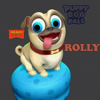 rolly - puppy dog pals bon art 3d print model - Mito3D