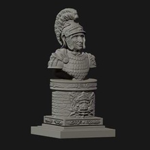Romalı asker hazır 3d model yazdırmak Heykeli Roma uygun boyama 3d print model - Mito3D