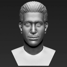 ross geller friends bust print ready 3d model here david schwimmer printing current size 5 cm height but you free scale it zip file contains obj stl created zbrushif have any questions please don't hesitate contact me respond asap encourage check my other celebrity models 3d print model - Mito3D