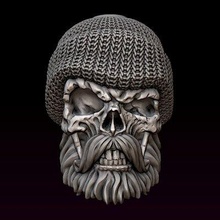 sailor skull - print ready 3d model alexkovalev 3d print model - Mito3D