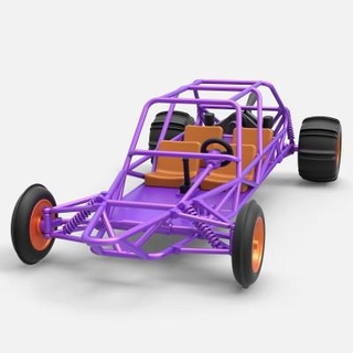 sand rail buggy 1 25 cosplayitemsrock 3d print model - Mito3D