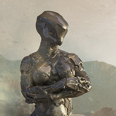 sci fi kadın karakter heykelcik evlilik 3D print model - Mito3D