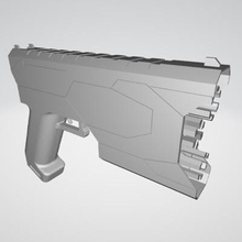 ficção científica arma fogo impressão pronto 3d modelo 3d print model - Mito3D