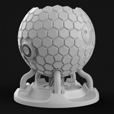 sci fi Topf cgzen 3D print model - Mito3D