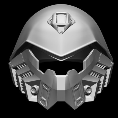 sci fi tática barata personalizadas capacete impressão pronto 3d modelo 3D print model - Mito3D