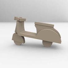 scooter baskı 3d model hazır yazdırılabilir - blender önizleme görüntü kullanılarak işlenmiş printerother formatları 3D collada kullanarak basılmış olabilir dae autodesk fbx n tasarımı ve mukavemet hesapları stl 3d print model - Mito3D