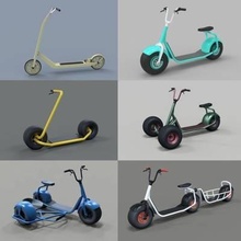 scooters - print ready 3d model cosplayitemsrock 3d print model - Mito3D