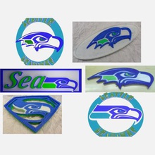 Seahawks logolar varyasyonlar Yazdır hazır 3 boyutlu model 3d print model - Mito3D