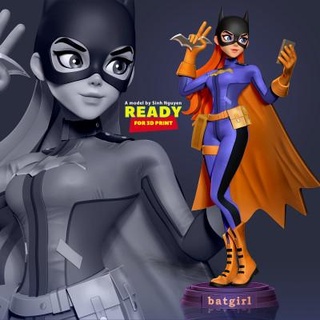 Selfie Batgirl geboren nguyen 3d print model - Mito3D