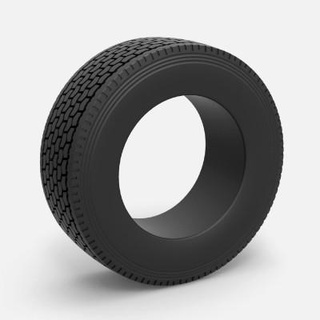 semi truck tire 1 25 cosplayitemsrock 3d print model - Mito3D