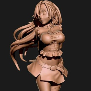 mortal pecados elizabeth leones 3d impresión modelo centro 3d print model - Mito3D