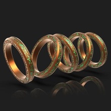 shang chi ring - bracelet print ready 3d model blackstar90 3d print model - Mito3D