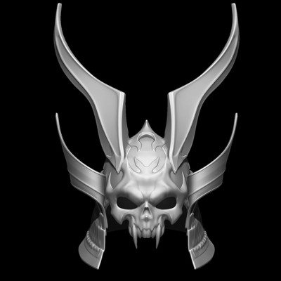 shao kahn mk11 helmet print ready 3d model 3D print model - Mito3D