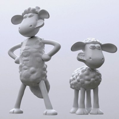 shaun pecore 3d stampa modello by danyelon 3D print model - Mito3D