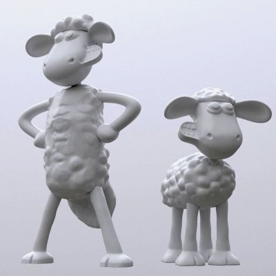 shaun pecore 3d stampa modello by danyelon 3d print model - Mito3D