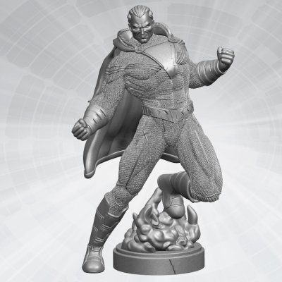 Shazam Statue 3d drucken Modell Cheriloyet 3D print model - Mito3D