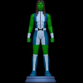 she hulk Hulk Agenten Smash dummes Spielzeug 3d print model - Mito3D