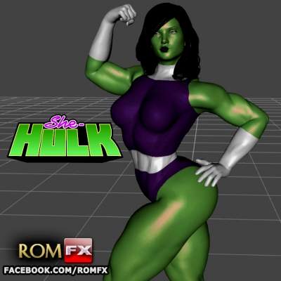she-hulk print ready 3d model jennifer susan walters fictional character appearing american comic books published marvel comics created writer stan lee artist john buscema she first appeared savage 1 cover-dated february 1980 following injury received emergency blood transfusion her cousin bruce banner acquired milder version his hulk condition such becomes large powerful green-hued herself while still largely retaining personality particular retains intelligence emotional control although like stronger if enraged later issues transformation permanentshe-hulk has been member avengers fantastic four heroes hire defenders force shield highly skilled lawyer served legal counsel various superheroes numerous occasions wikipedia splited body parts easy printingstl obj compatible any slicer programimage painted reference only 3D print model - Mito3D