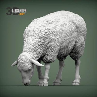 koyun yemek 3d Yazdır model alexander3dart 3d print model - Mito3D