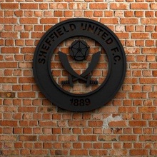 sheffield united fc logo print ready 3d model 3d print model - Mito3D