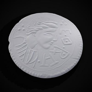 silver penny cynethryth - 3d print model get dead entertainment 3d print model - Mito3D