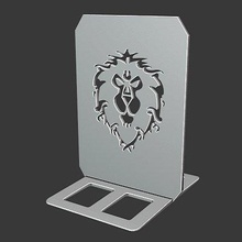 basit kitap ayracı ittifak nişan Warcraft Yazdır hazır 3d model 3d print model - Mito3D